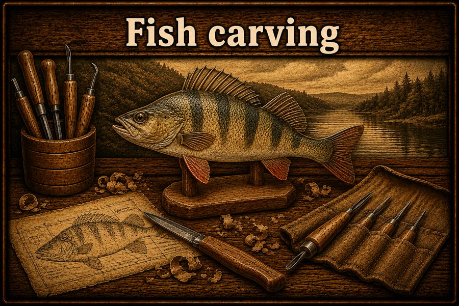 Fish carving